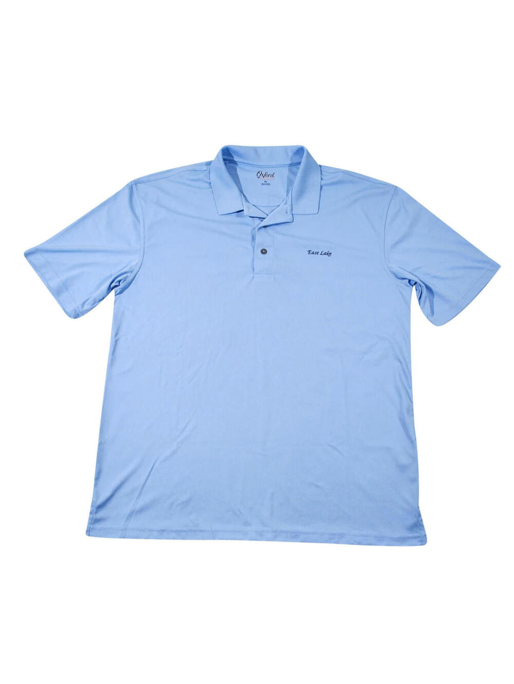 East Lake Golf Course Country Club Blue Button Mens Polo Size X-Large